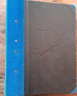Cheap Äldre mindre gaffelpärm / Jopa / Nordmark Göteborg / Retro /Vintage /60-70 Tal Forretningsdrift