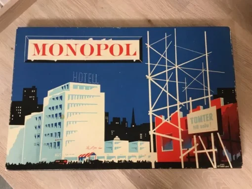 Tradera Äldre Monopol - brädspel alga - Komplett i original - Bra begagnat skick| Bræt- & Selskabsspil