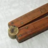 Best Sale ÄLDRE MÅTTSTOCK - MINIATYR / TRÄ - MÄSSING Kuriosa