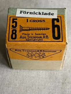 Sale Äldre spårskruv 5/8 Skruer, Plugs & Søm