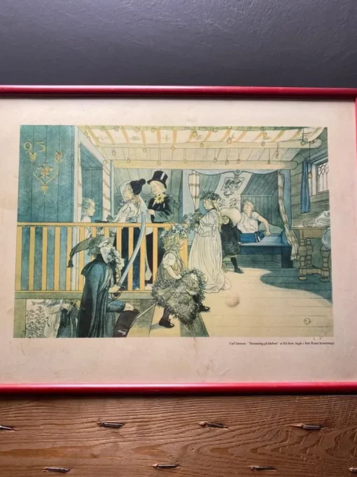 Cheap Äldre tavla Carl Larsson Øvrige Antikviteter & Design
