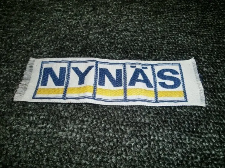 Tradera ÄLDRE TYGMÄRKE NYNÄS| Bensinia