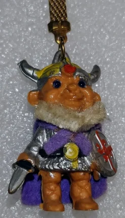 Tradera ÄLDRE VIKINGTROLL NYCKELRING - REISLER MADE IN DANMARK - 70-TALET> Nøgleringe