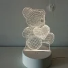 Tradera LED Bordslampa - Nalle Björn Med Hjärta| Lamper