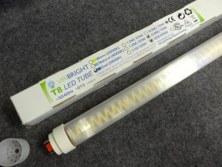 Cheap Led Lysrör / Led Lampa Viribright T8 60 cm/10W Dagsljus/ kallvit (5600K), NY Belysning & Armaturer