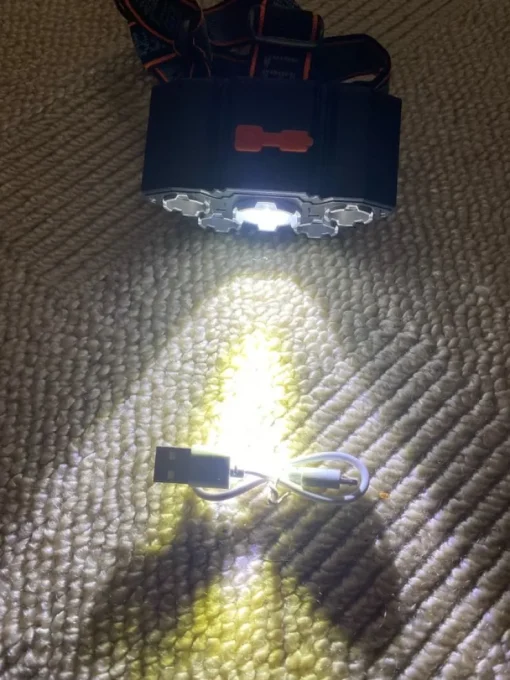 Tradera LED-pannlampa med USB-laddning> Camping & Vandring