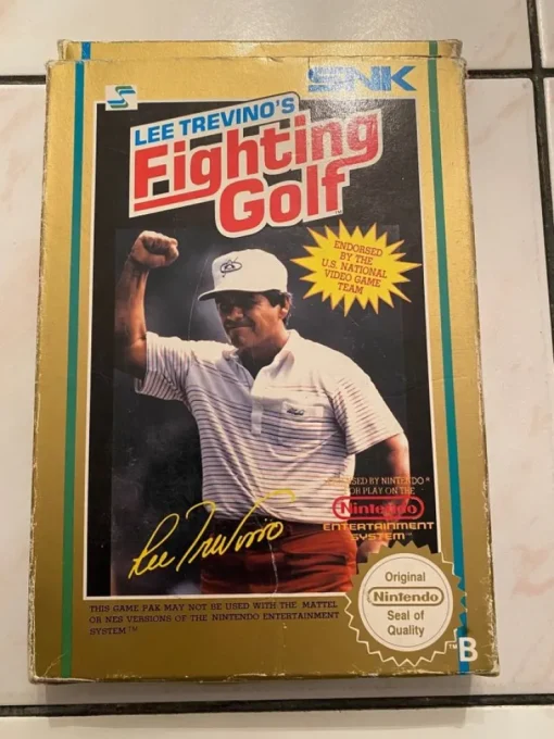 Tradera Lee Trevino's Fighting Golf NES> Nintendo