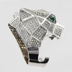 Tradera Leopard ring vitguld 18k med stämpel 16,2g> Ringe