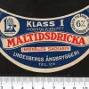 Tradera Lindesbergs ångbryggeri Lindesberg, Måltidsdricka klass I| Breweriana