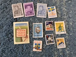 Tradera Litet parti etiketter och brevmärken bl.a boxning och Vasaloppet> Øvrige Samleobjekter