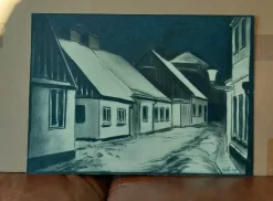 Tradera Litografi << Okänd konstnär, signerad| Anden Kunst