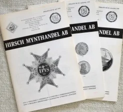 Tradera LITTERATUR. Hirsch Mynthandel. Lagerlista 92-94, 1978| Andre Mønter & Sedler