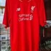 Tradera Liverpool röd fotbollströja, storlek L> Fodbold