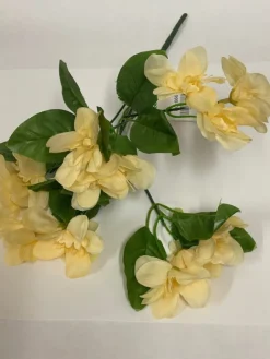 Tradera Ljusgula konstgjorda blommor| Kunstige Planter