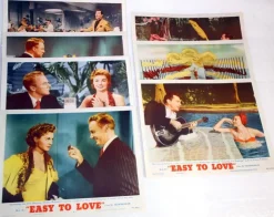 Tradera Lobby Cards 'Easy to Love' 1953 film-7 original movie cards-35.5cm x 28cm-108g| Filmmemorabilia