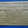 Tradera Lottsedel Västra Härads krets av S.L.U och S.L.S varulotteri 1953> Lotterier & Lodsedler