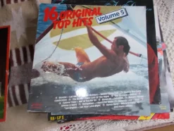 Tradera LP SKIVA MED 16 ORIGINAL TOP HITS VOLUME 5| Pladeomslag