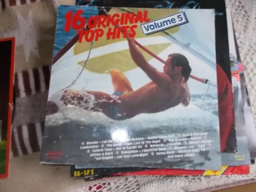 Tradera LP SKIVA MED 16 ORIGINAL TOP HITS VOLUME 5| Pladeomslag