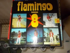 Tradera LP SKIVA MED FLAMINGO KVITTEN 8| Pladeomslag