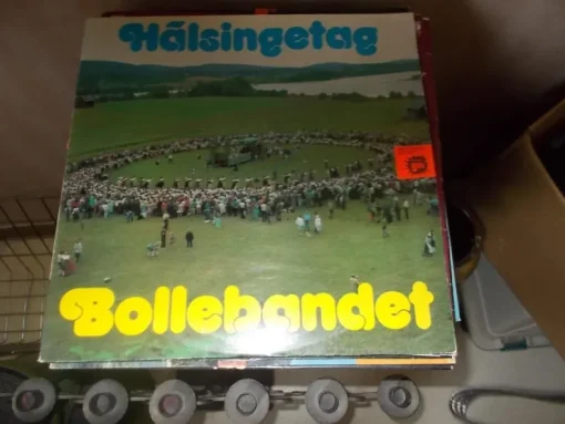 Tradera LP SKIVA MED HÄLSINGETAG BOLLEBANDET| Pladeomslag