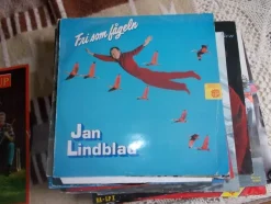 Tradera LP SKIVA MED JAN LINDBLAD FRI SOM FÅGELN| Pladeomslag