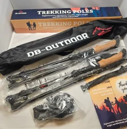 Tradera Lätta och justerbara vandringsstavar DB-Outdoor - Perfekta för alla äventyr!> Øvrigt Sport & Fritid