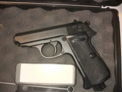 Tradera Luftpistol Co2 Umarex Walther PPK/S> Skydning