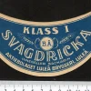 Tradera Luleå bryggeri, Svagdricka, klass I ( B.Å. Bodens ångbryggeri??? )| Breweriana