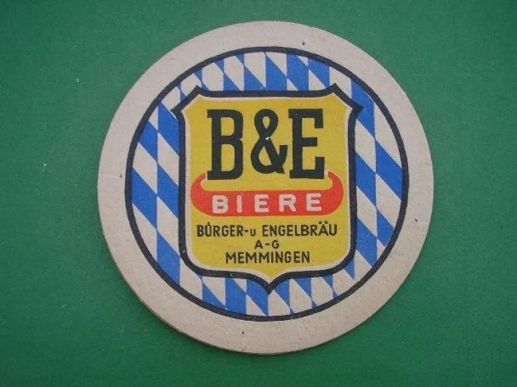 Tradera Ölunderlägg: B & E Biere| Breweriana
