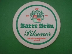 Tradera Ölunderlägg: Barre Bräu Pilsener II| Breweriana