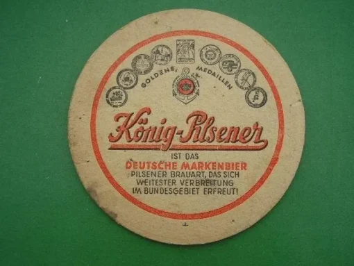 Tradera Ölunderlägg: König-Pilsener II| Breweriana