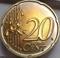 Tradera Luxembourg 20 Euro Cents 2002 UNC KM#79 (8009)| Euromønter Og Sedler