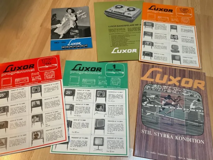 Tradera Luxor kataloger och broschyrer från 1950- och 60-talet> Technica & Nautica