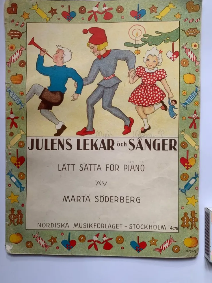 Tradera Lyrics - Text & Noter - Julens Lekar och Sånger| Noder Og Nodehæfter