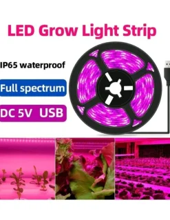 Tradera 5m led växtbelysning| Potter & Plantedyrknings-systemer