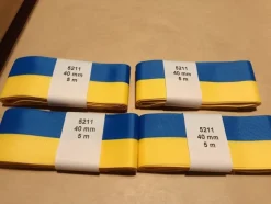 Fashion 160m Sverige band 40 mmbred så fint till Rosetter I julgran Varepartier