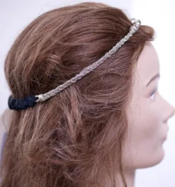 Tradera Maison Michel ‘Angelique’ gold-tone metallic rope effect hairband - One Size-NEW> Hårsmykker & Diademer