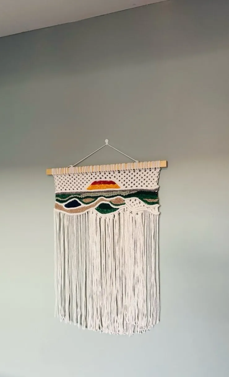 Tradera Makramé Solnedgång| Dekorationer