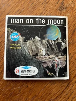 Tradera Man on the Moon View-Master stereobilder| Miniature Optik
