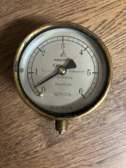Tradera Manometer Nordiska armatur - fabrikerna Stockholm tryckmätare> Technica & Nautica