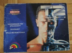 Tradera Manual T2 Terminator 2 Judgement day SCN> Nintendo