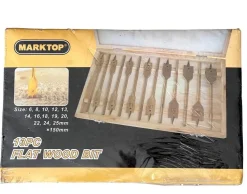 Clearance Marktop 13 st Flatborrsats 6-25 mm Maskiner
