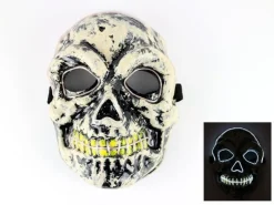 Tradera Mask dödskalle med Glowstrip Vit> Udklædningstøj