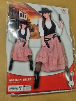 Tradera Maskeraddräkt western Belle, cowboy, storlek M> Udklædningstøj