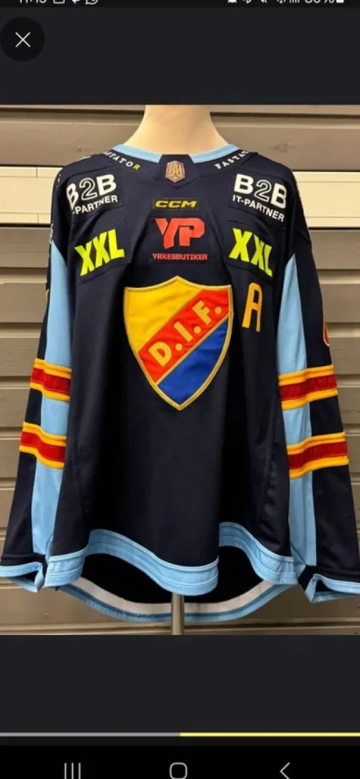 Tradera matchtröja djurgården> Hockey & Skøjter