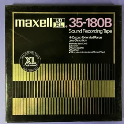 Tradera MAXELL UDXL 35-180B Hi Output/Extended Range, METAL REEL rullband made in Japan| Spolebånd