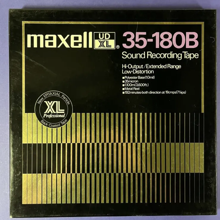 Tradera MAXELL UDXL 35-180B Hi Output/Extended Range, METAL REEL rullband made in Japan| Spolebånd