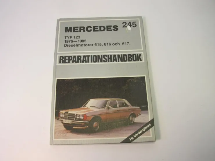 Tradera Mercedes 245 Reparationshandbok Typ 123 1976-1985| Service & Reparation