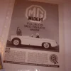 Tradera MG MIDGET 1962 : REKLAM| Andet Køretøjsrelateret