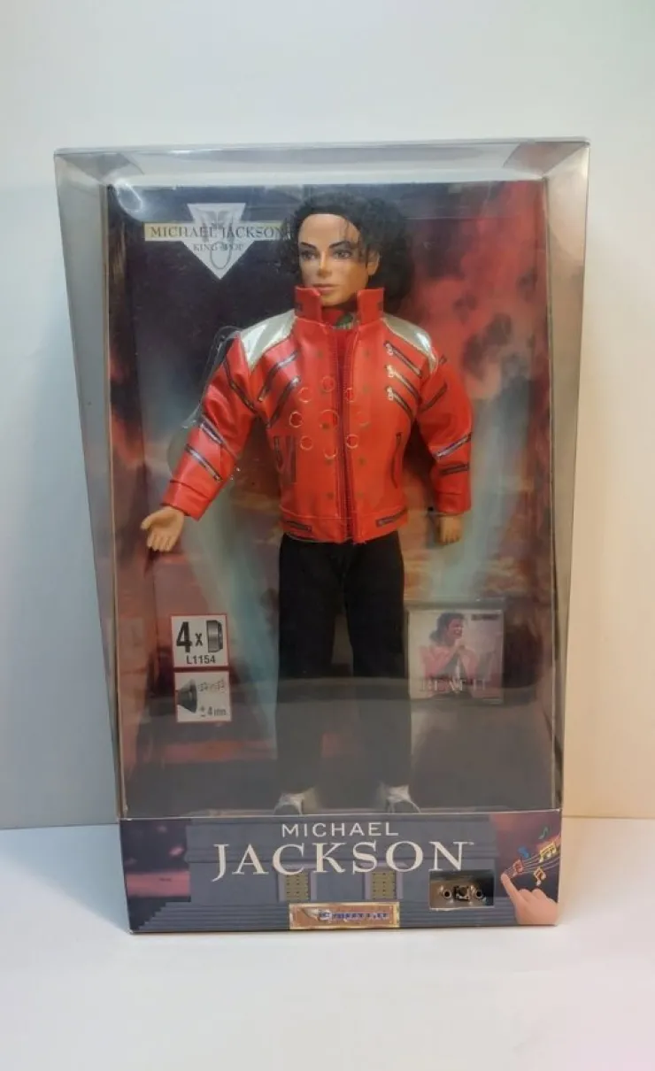 Tradera Michael Jackson-docka med låten | Dukker